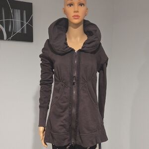 Prairie Underground Charcoal Hooded Utility Jacket
